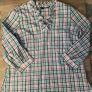 EUC Gingham Blouse